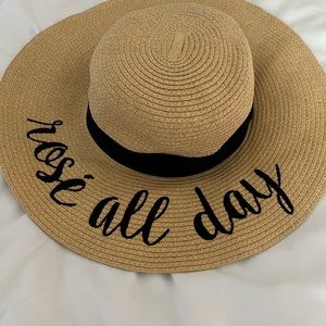Rose All Day sun hat